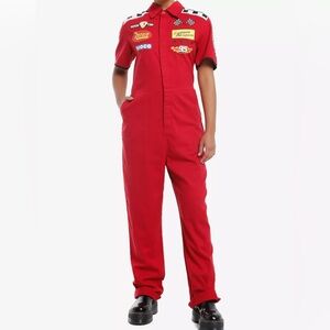 Disney Pixar Cars‎ Lightning McQueen Pit Stop Jumpsuit Hot Topic